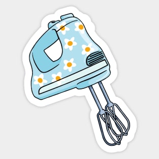 Blue Hand Mixer Sticker